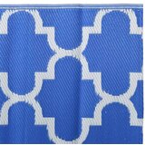 Vanjski Zunanja preproga modra 140x200 cm PP | Shoptok.si