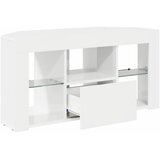  Kotni LED TV ormar Zidne Visoki sjaj bijela 100 x 40 x 50 cm | shoptok.hr
