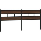  Uzglavlje smeđa boja hrasta 180 cm čelik i konstruirano drvo | shoptok.hr