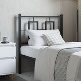  The Living Store Kovinsko posteljno vzglavje črno 80 cm - Vzglavje, (21500720) | Shoptok.si
