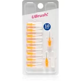 Herbadent UBrush! nadomestne medzobne ščetke 0,8 mm Orange 10 kos