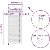  Žaluzine krem boje 40 x 150 cm | shoptok.hr