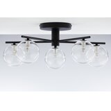 Jupiter 2046 - plafonska visilica prato 5xG9/10W/230V crna/prozirna | Eponuda.com