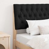 vidaXL tapecirani uzglavlje crna 90 cm čvrsto borovo drvo | shoptok.hr