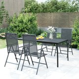 vidaXL Vrtni stol antracit 165 x 80 x 72 cm od čelične mreže | shoptok.hr