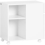 SoBuy miza tiskalnika, omara za tiskalnik, pohištvo za tiskalnike ASK05-W, (22108494) Cene