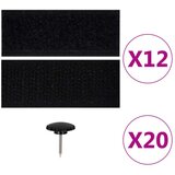 Zavesa proti mrčesu 2 kosa z magnetnimi bloki črna 220x130 cm, (21050356) | Shoptok.si