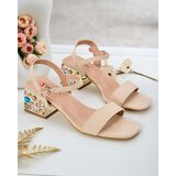 Resti Women's Sandals on a post with crystals Ohvare | shoptok.hr