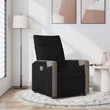  Naslonjač od tkanine crni | shoptok.hr