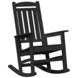 vidaXL vrtna ljuljačka Crna 70x92x108 cm HDPE | shoptok.hr