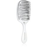 Olivia Garden ESSENTIAL CARE FLEX Medium Hair Bristles krtača za lase Ice White 1 kos | Shoptok.si