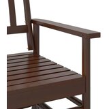  Klupa za ljuljanje smeđa 118x70x104 5 cm masivno drvo topola | shoptok.hr
