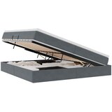  s madracem i skladištem Tamno siva 200 x 200 cm Baršun | shoptok.hr
