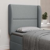  Uši uzglavlja Svijetlo siva 80 x 23 x 6 cm tkanina | shoptok.hr