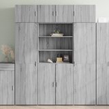 vidaXL Omara za shranjevanje siva sonoma 80x42,5x225 cm inž. les Cene
