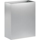 Vrtna saksija 2 kom. Srebrna 40 x 20 x 50 cm Pocinčani čelik | shoptok.hr