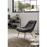Livetastic XXL FOTELJ, siva, naravne barve tekstil | Shoptok.si