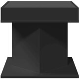  Stolić za kavu LED crni 50x50x45 cm od konstruiranog drva | shoptok.hr