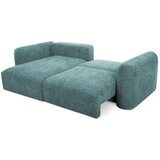 Makamii Plava sklopiva/s prostorom za odlaganje kutna garnitura od šenila (s lijevim kutom/s ležaljkom) Mele – | shoptok.hr