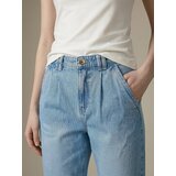 Sinsay Pamučne straight slim traperice s ispranim efektom | shoptok.hr