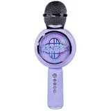 Popsing LED brezžični karaoke mikrofon Huntrix vijolične barve za PC & mobilne telefone OTL