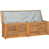  Vrtna kutija za pohranu s vrećom 175x50x55 cm masivna tikovina | shoptok.hr