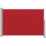 vidaXL uvlačiva bočna tenda za terasu 160 x 300 cm crvena | shoptok.hr