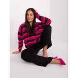 BADU Sweater-BA-SW-8000.56P-black-pink Cijene