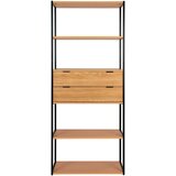 House Nordic Biblioteka u dekoru jasena u prirodnoj boji 84,5x200 cm Minato – | shoptok.hr