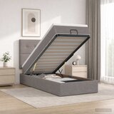  od pjene s madracem i LED-om Sivosmeđa 100 x 200 cm | shoptok.hr