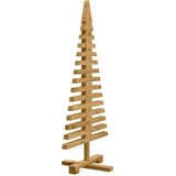  Drveno božićno drvce s stalakom Smeđa 90 cm Masivna borovina | Eponuda.com