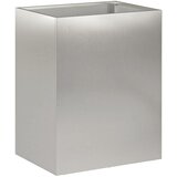  Vrtna saksija Srebrna 40 x 30 x 40 cm Nehrđajući čelik | shoptok.hr