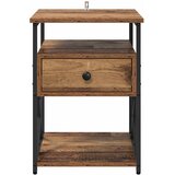  Noćni ormar 2 pcs Staro drvo 40 x 42 x 55 cm Konstruirano drvo | Eponuda.com