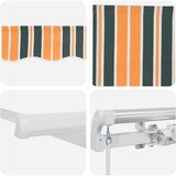 Nadstrešnica Zelena i žuta 300 x 250 x 165 cm Poliester | shoptok.hr