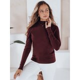 DStreet Damski sweter półgolf TARLENA bordowy | shoptok.hr