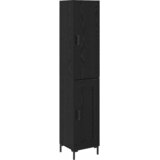  Highboard Crni hrast 34,5 x 34 x 180 cm Konstruirano drvo | shoptok.hr