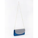 Shelvt Classic small handbag navy blue clutch bag