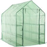 vidaXL Staklenik s 12 polica čelični 143 x 214 x 196 cm | shoptok.hr