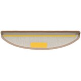  Prostirke za stepenice 10 kom 56x17x3 cm svijetlosmeđe poluokrugle | Shoptok.si