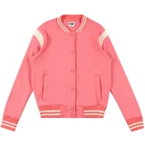 Urban Classics Kids Prehodna jakna rosé / bela