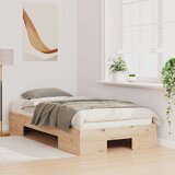  Krevetna konstrukcija Smeđa 90 x 200 cm | shoptok.hr