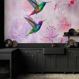  Foto tapeta - Colourful Hummingbirds (Purple) 150x105 Vodootporna | shoptok.hr