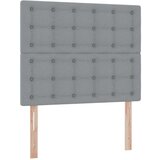  Krevet s prostorom za pohranu s LED-om s madracem Svijetlo siva | shoptok.hr