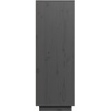  Visoka komoda siva 60 x 40 x 116,5 cm od masivne borovine | shoptok.hr