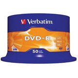 Verbatim DVD-R, 4,7 GB,16X, spindle 50 kom,MATT SILVER ,43548 Cijene
