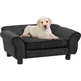 vidaXL Sofa za pse tamnosiva 72 x 45 x 30 cm plišana Cijene