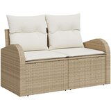  Set vrtnih sofa od 8 komada s jastucima bež poli ratan | shoptok.hr