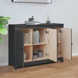  Komoda sivi 100 x 35 x 74 cm od masivne borovine | Eponuda.ba