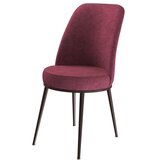 Hanah home set trpezarijskih stolica Dexa 8 kom, bordo tkanina Babyface, braon metalne noge | Eponuda.com
