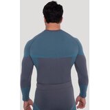 GymBeam OG1 Seamless Longsleeve Grey/Blue M | Eponuda.com